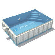 Basen polipropylenowy skimmerowy 5 x 3 x 1,5 m basen ogrodowy przydomowy